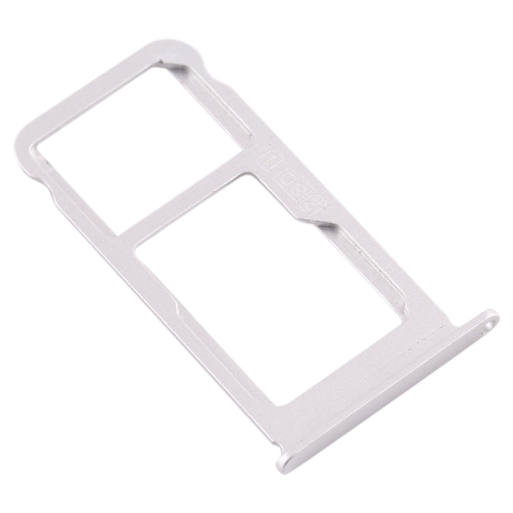 SIM Card Tray + SIM Card Tray / Micro SD Card Tray for Nokia X6 (2018) / TA-1099 / 6.1 Plus (White)