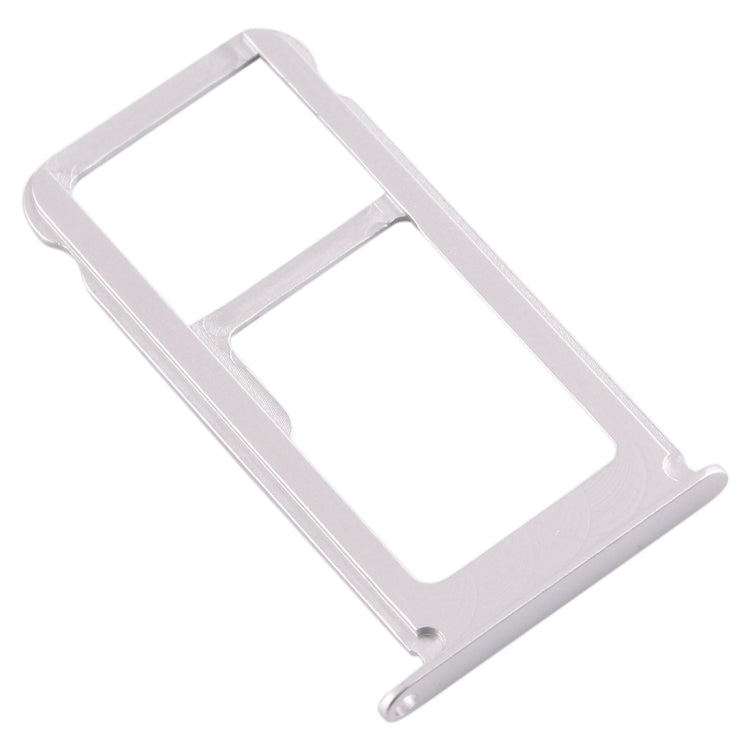 SIM Card Tray + SIM Card Tray / Micro SD Card Tray for Nokia X6 (2018) / TA-1099 / 6.1 Plus (White)