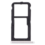 SIM Card Tray + SIM Card Tray / Micro SD Card Tray for Nokia 7 TA-1041 (White)