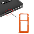 SIM Card Tray + SIM Card Tray / Micro SD Card Tray for Nokia 7 Plus TA-1062 (Orange) - Card Tray by PMc TechLife | Online Shopping South Africa | PMc TechLife | Buy Now Pay Later Mobicred