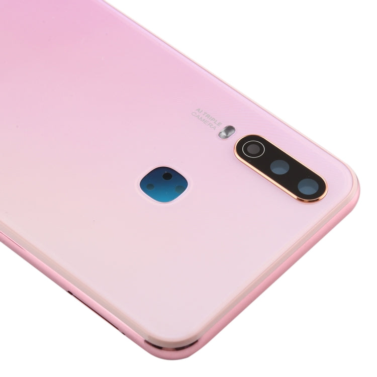 For Vivo Y3 Battery Back Cover with Camera Lens (Pink)