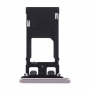 for Sony Xperia XZs (Dual SIM Version) SIM & Micro SD / SIM Card Tray(Silver)