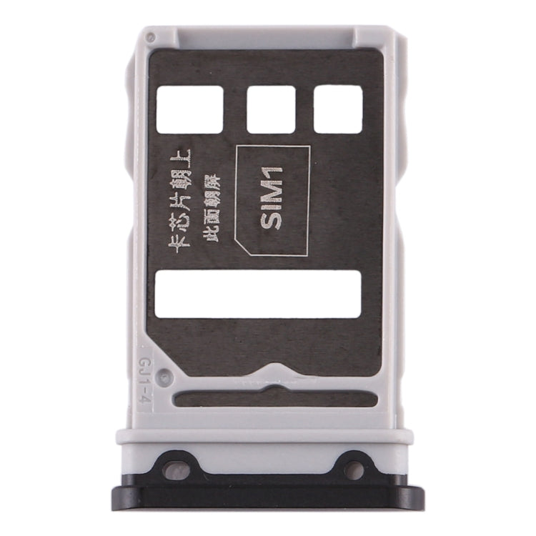 SIM Card Tray + SIM Card Tray for Huawei Honor V30 Pro / Honor V30 (Black)