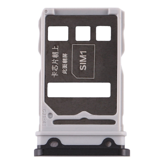 SIM Card Tray + SIM Card Tray for Huawei Honor V30 Pro / Honor V30 (Black)