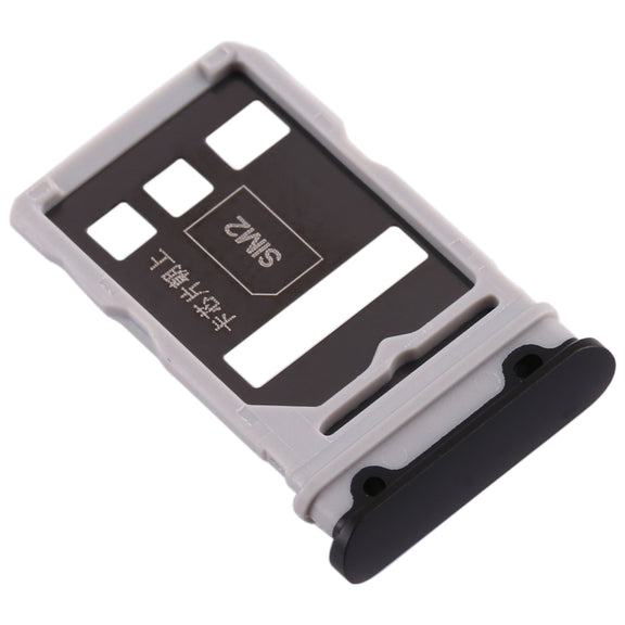 SIM Card Tray + SIM Card Tray for Huawei Honor V30 Pro / Honor V30 (Black)