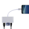5 in 1 Micro SD + SD + USB 3.0 + USB 2.0 + Micro USB Port to USB-C / Type-C OTG COMBO Adapter Card Reader for Tablet, Smartphone, PC(Silver) - Cable & Adapters by PMC TechLife | Online Shopping South Africa | PMC TechLife | Buy Now Pay Later Mobicred