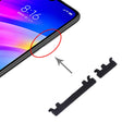 Side Keys for Xiaomi Redmi 7(Black) - Home key & Side Key by PMc TechLife | Online Shopping South Africa | PMc TechLife | Buy Now Pay Later Mobicred