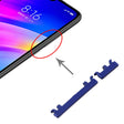Side Keys for Xiaomi Redmi 7(Blue) - Home key & Side Key by PMc TechLife | Online Shopping South Africa | PMc TechLife | Buy Now Pay Later Mobicred