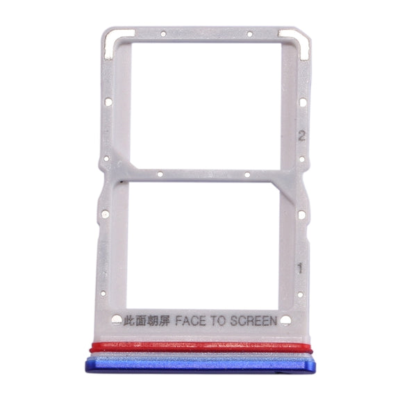 SIM Card Tray + SIM Card Tray for Xiaomi Redmi K30 5G(Blue)