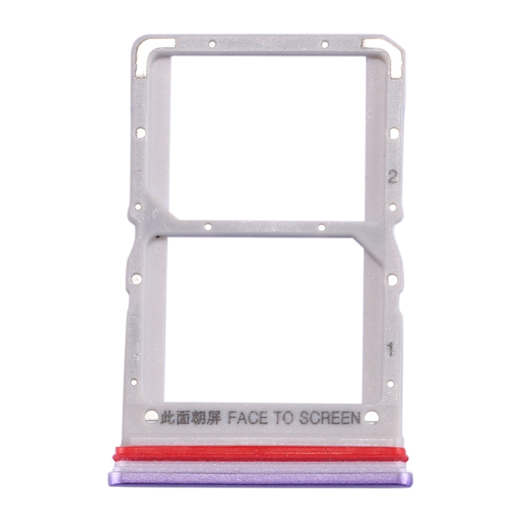 SIM Card Tray + SIM Card Tray for Xiaomi Redmi K30 5G(Purple)