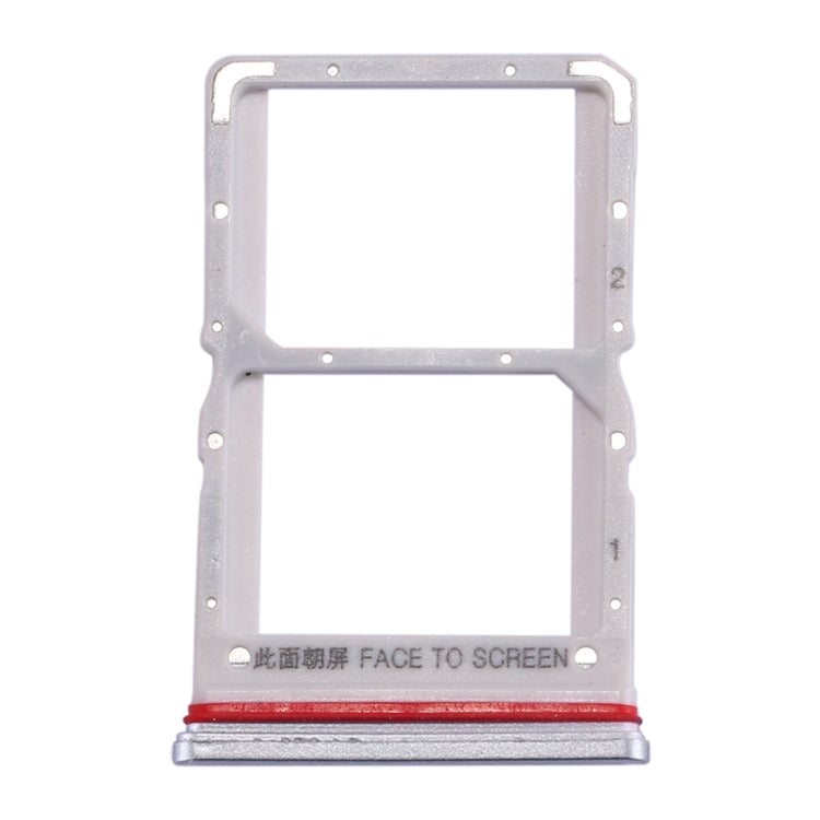 SIM Card Tray + SIM Card Tray for Xiaomi Redmi K30 5G(Silver)
