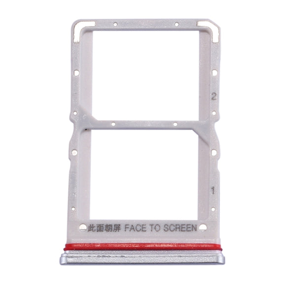 SIM Card Tray + SIM Card Tray for Xiaomi Redmi K30 5G(Silver)