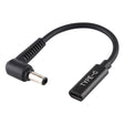 DP 5.0 x 1.0mm to Type-C Female Power Adapter Charger Cable(Black) - Universal Power Adapter by PMC TechLife | Online Shopping South Africa | PMC TechLife | Buy Now Pay Later Mobicred