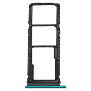 SIM Card Tray + SIM Card Tray + Micro SD Card Tray for Huawei P40 Lite E / Enjoy 10(Green)