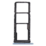 SIM Card Tray + SIM Card Tray + Micro SD Card Tray for Huawei P40 Lite E / Enjoy 10(Blue)