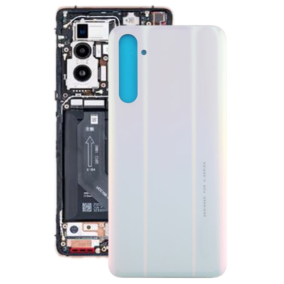 For OPPO K5 Battery Back Cover (White)