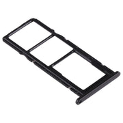 SIM Card Tray + SIM Card Tray + Micro SD Card Tray for Huawei Enjoy 10e / Honor Play 9A (Black)