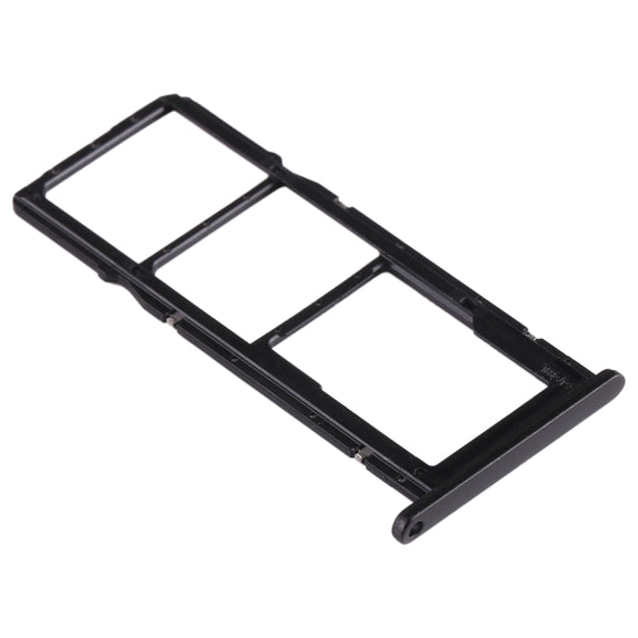 SIM Card Tray + SIM Card Tray + Micro SD Card Tray for Huawei Enjoy 10e / Honor Play 9A (Black)