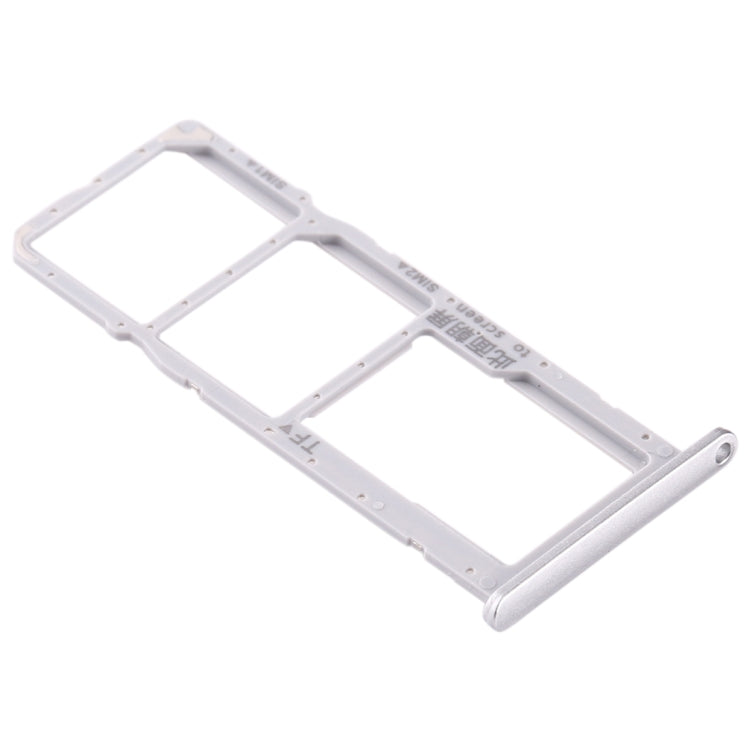 SIM Card Tray + SIM Card Tray + Micro SD Card Tray for Huawei Enjoy 10e / Honor Play 9A (Silver)