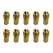 10 PCS Three-claw Copper Clamp Nut for Electric Mill Fittings���Bore diameter: 3.0mm