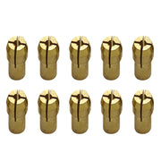 10 PCS Three-claw Copper Clamp Nut for Electric Mill Fittings���Bore diameter: 1.6mm