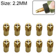 10 PCS Three-claw Copper Clamp Nut for Electric Mill Fittings���Bore diameter: 2.2mm - Hex Key & Spanner by PMC TechLife | Online Shopping South Africa | PMC TechLife | Buy Now Pay Later Mobicred