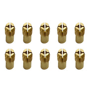 10 PCS Three-claw Copper Clamp Nut for Electric Mill Fittings���Bore diameter: 2.2mm