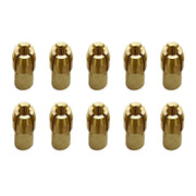 10 PCS Three-claw Copper Clamp Nut for Electric Mill Fittings���Bore diameter: 2.4mm