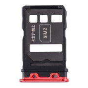 SIM Card Tray + SIM Card Tray for Honor V30 Pro / Honor V30(Red)
