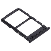 SIM Card Tray + NM Card Tray for Huawei Nova 5z / Nova 5i Pro (Black)