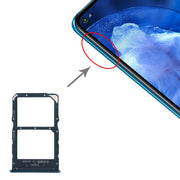 SIM Card Tray + NM Card Tray for Huawei Nova 5z / Nova 5i Pro (Green)