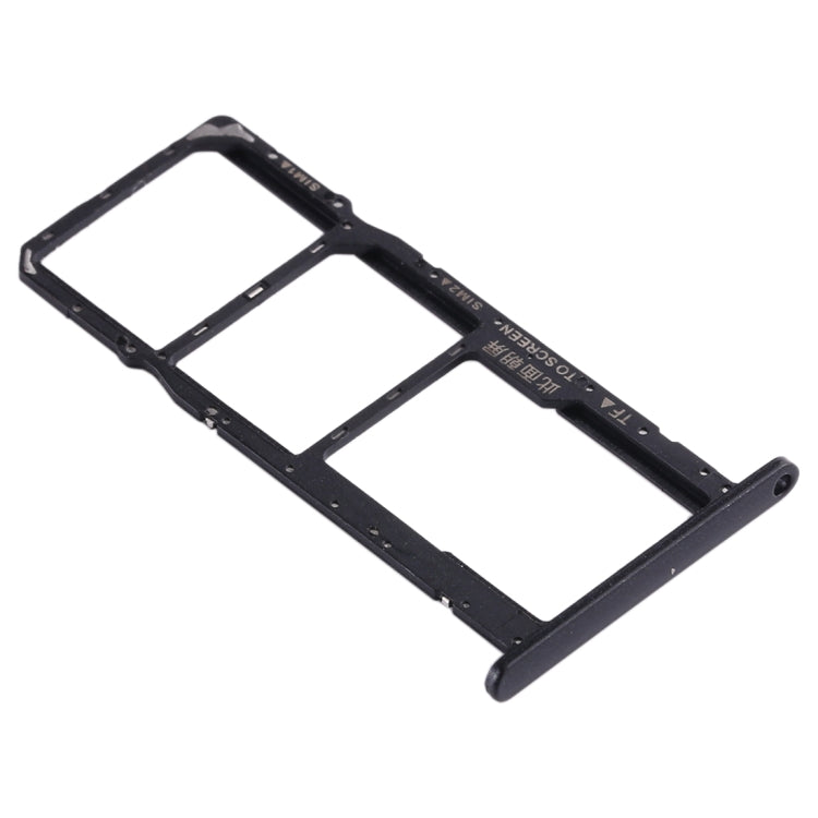 SIM Card Tray + SIM Card Tray + Micro SD Card Tray for Huawei Honor Play 3e (Black)
