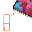 SIM Card Tray + SIM Card Tray + Micro SD Card Tray for Huawei Honor Play 3e (Gold) - Card Socket by PMc TechLife | Online Shopping South Africa | PMc TechLife | Buy Now Pay Later Mobicred