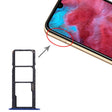 SIM Card Tray + SIM Card Tray + Micro SD Card Tray for Huawei Honor Play 3e (Blue) - Card Socket by PMc TechLife | Online Shopping South Africa | PMc TechLife | Buy Now Pay Later Mobicred