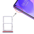 SIM Card Tray + NM Card Tray for Huawei Honor 30S / Nova 7 SE (Blue) - Card Socket by PMc TechLife | Online Shopping South Africa | PMc TechLife | Buy Now Pay Later Mobicred