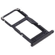SIM Card Tray + SIM Card Tray / Micro SD Card Tray for Huawei Enjoy 9s (Black)
