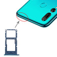 SIM Card Tray + SIM Card Tray / Micro SD Card Tray for Huawei Enjoy 9s (Blue) - Card Socket by PMc TechLife | Online Shopping South Africa | PMc TechLife | Buy Now Pay Later Mobicred