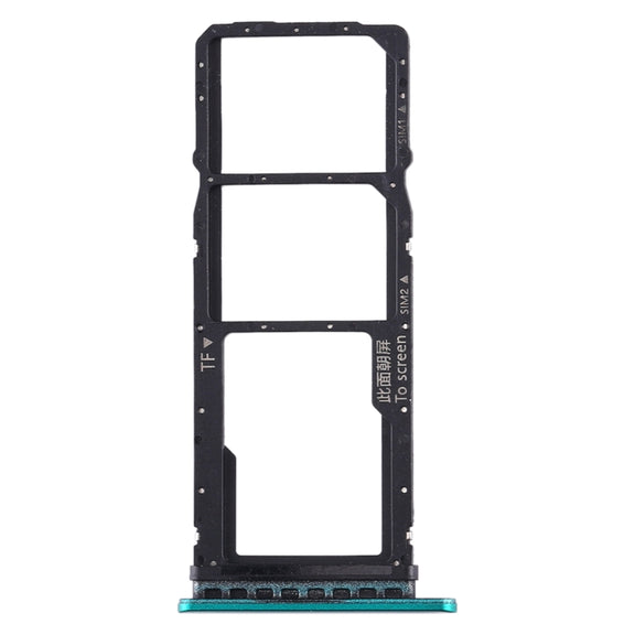 SIM Card Tray + SIM Card Tray + Micro SD Card Tray for Huawei Honor Play 4T (Green)