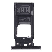SIM Card Tray + SIM Card Tray + Micro SD Card Tray for Sony Xperia XZ2(Black)