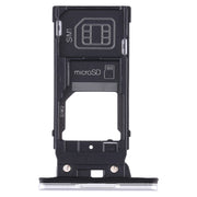 SIM Card Tray + SIM Card Tray + Micro SD Card Tray for Sony Xperia XZ2(Silver)