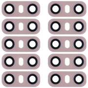 10 PCS Back Camera Lens with Adhesive for LG G6 H870/H871/H872/ LS993(Pink)