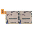 Dual SIM Card Socket Flex Cable for Sony Xperia T2 Ultra - Flex Cable by PMC TechLife | Online Shopping South Africa | PMC TechLife | Buy Now Pay Later Mobicred