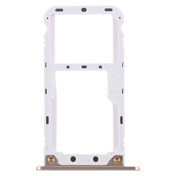 2 SIM Card Tray / Micro SD Card Tray for Xiaomi Redmi 5 Plus(Gold)