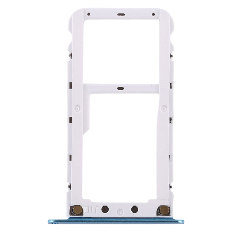 2 SIM Card Tray / Micro SD Card Tray for Xiaomi Redmi 5 Plus(Blue)