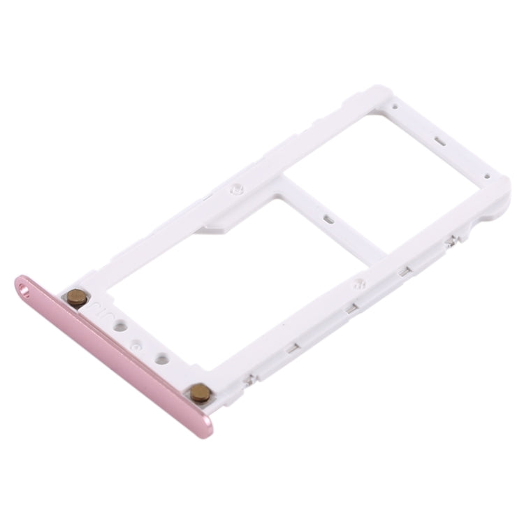 2 SIM Card Tray / Micro SD Card Tray for Xiaomi Redmi 5 Plus(Rose Gold)