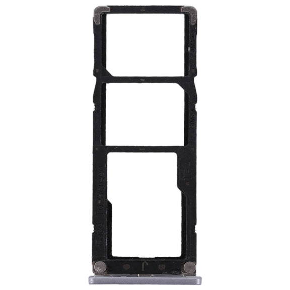 2 SIM Card Tray + Micro SD Card Tray for Xiaomi Redmi Note 5A(Grey)