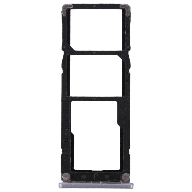 2 SIM Card Tray + Micro SD Card Tray for Xiaomi Redmi Note 5A(Grey)