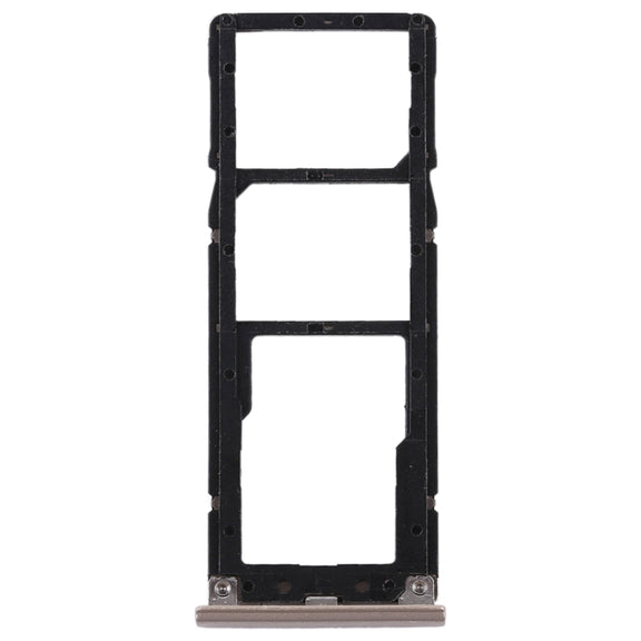 2 SIM Card Tray + Micro SD Card Tray for Xiaomi Redmi Note 5A(Gold)