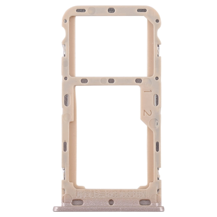 2 SIM Card Tray / Micro SD Card Tray for Xiaomi Redmi 5(Gold)