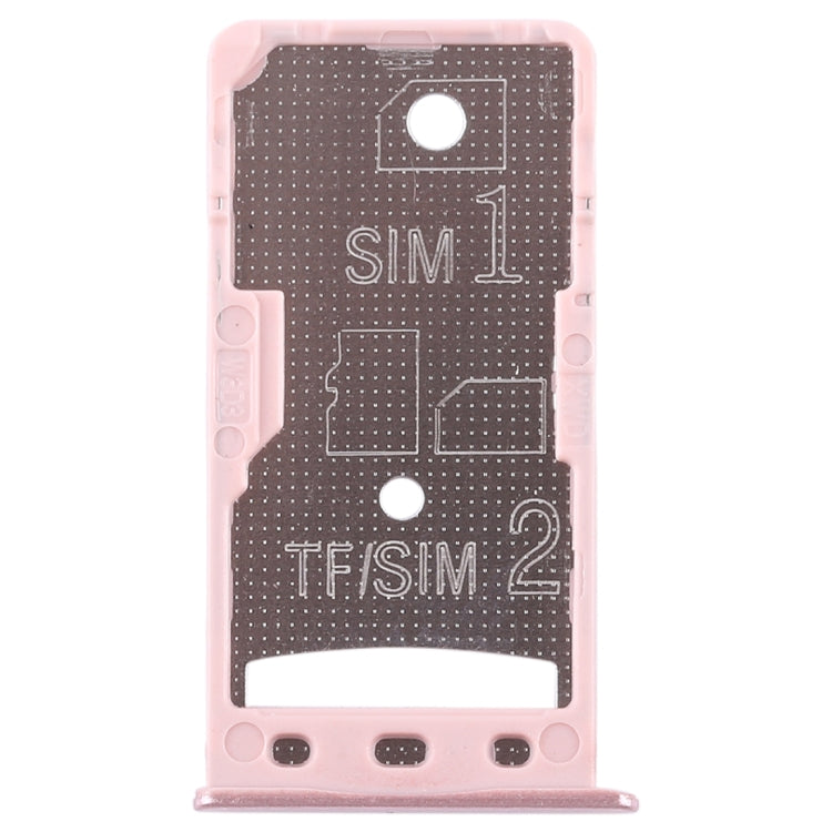 2 SIM Card Tray / Micro SD Card Tray for Xiaomi Redmi 5A(Rose Gold)